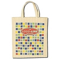 LL500s Short Handle Calico Tote Bag (QTY) 100 One Colour Print