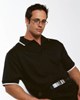 Needle Out Polo With Bold Stripe Collar & Cuff